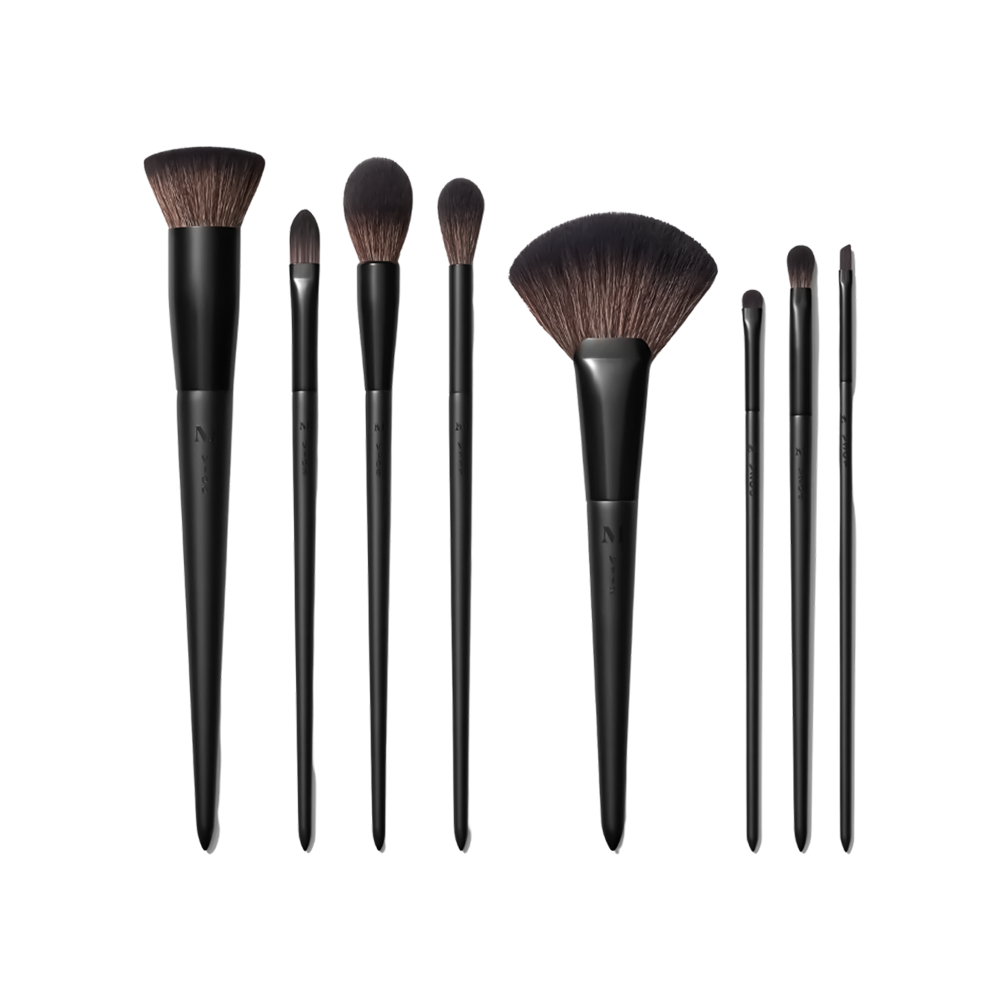 Vegan Pro 8-Piece Face & Eye Brush Set