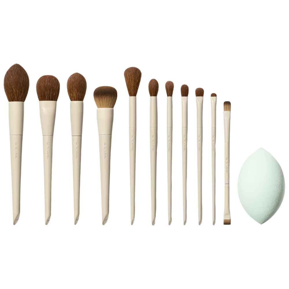 X Ariel Signature Look 12-Piece Face & Eye Brush Set